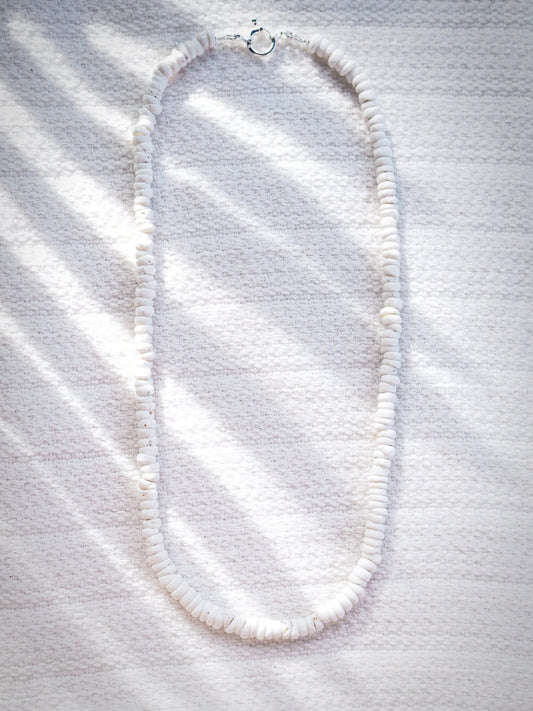 Unisex Men's Puka Shell Necklace - Kealani