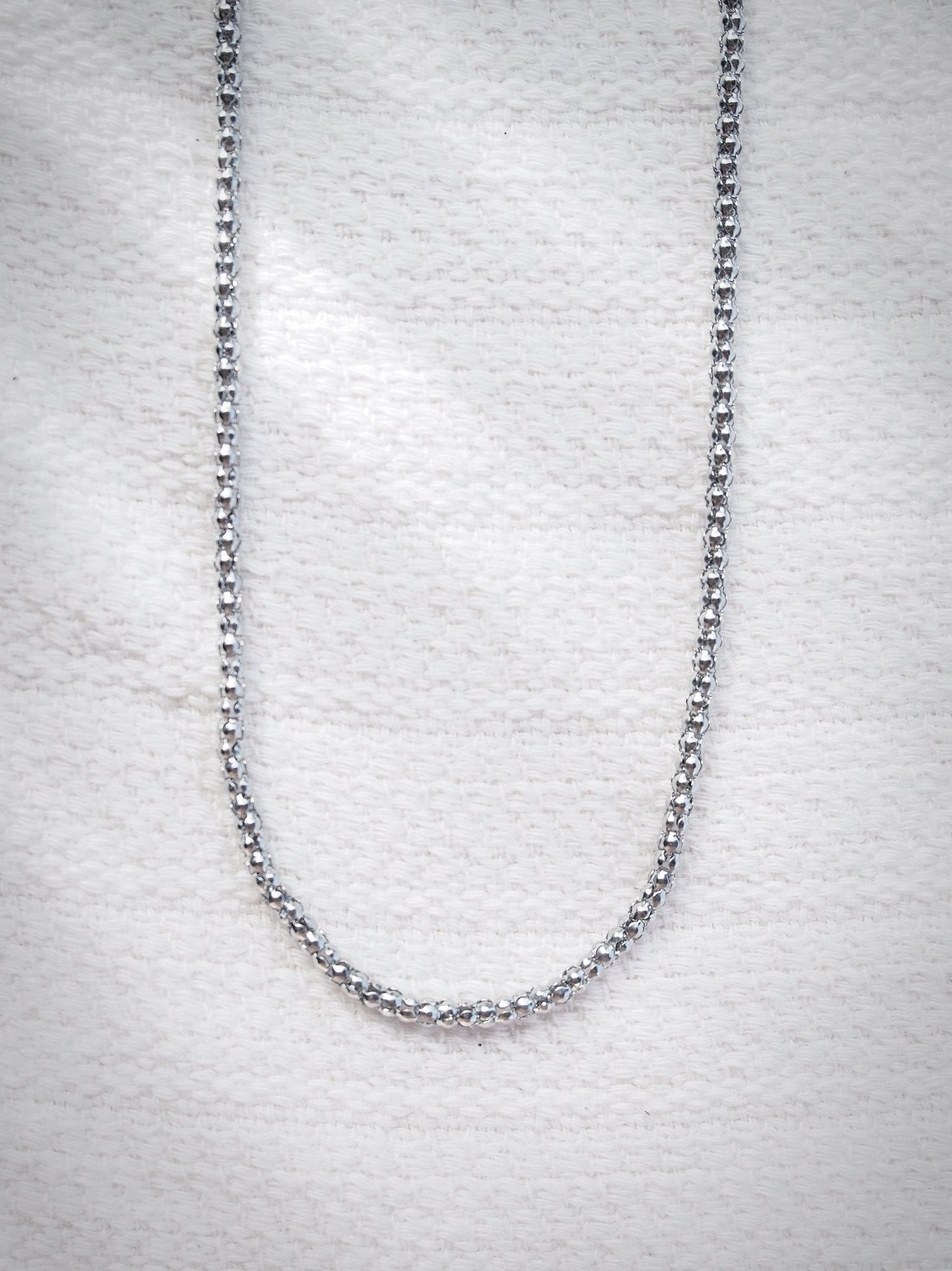 Unisex Men's Stainless Steel Popcorn Chain - Kaiholo