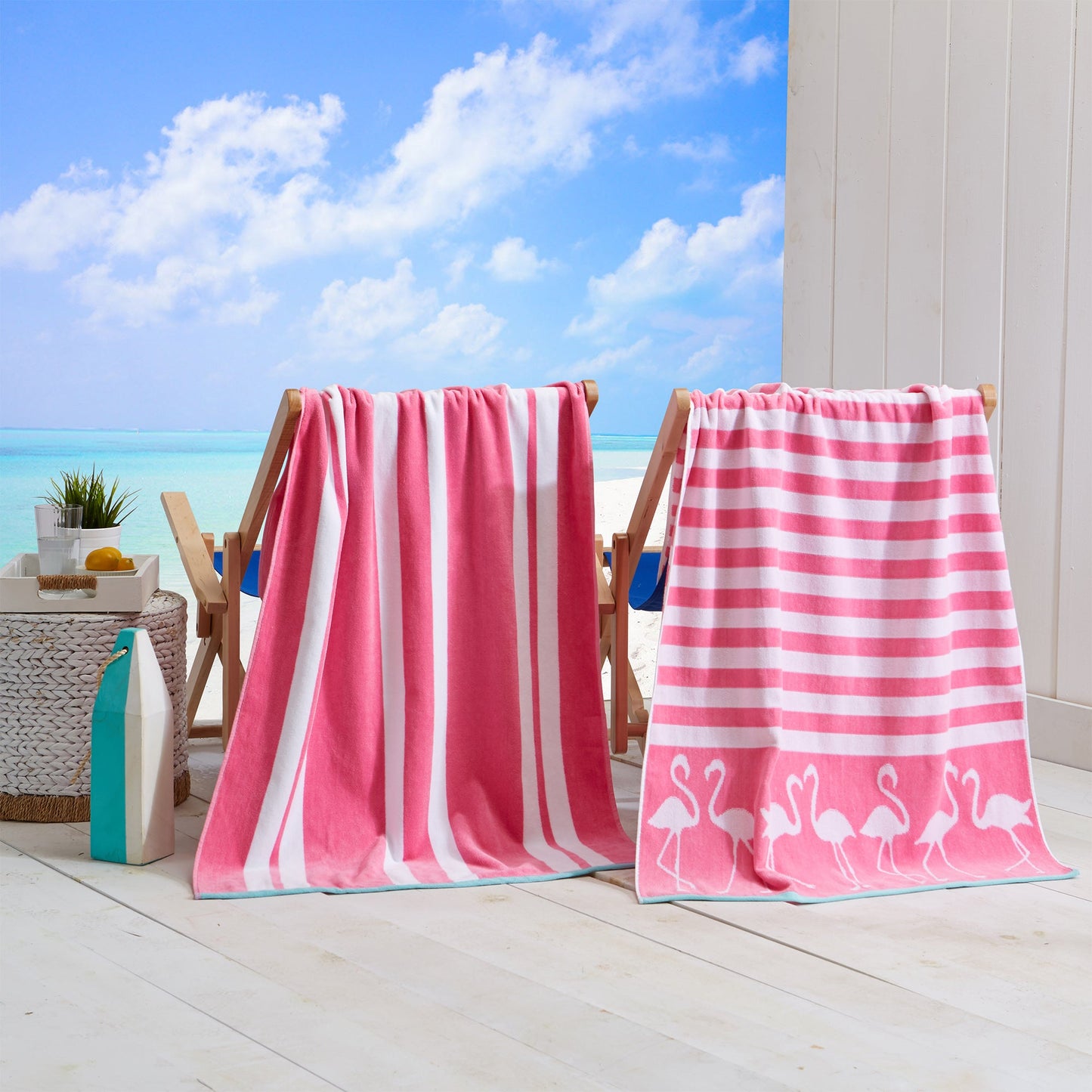 Cotton Velour Beach Towel - Maui Collection