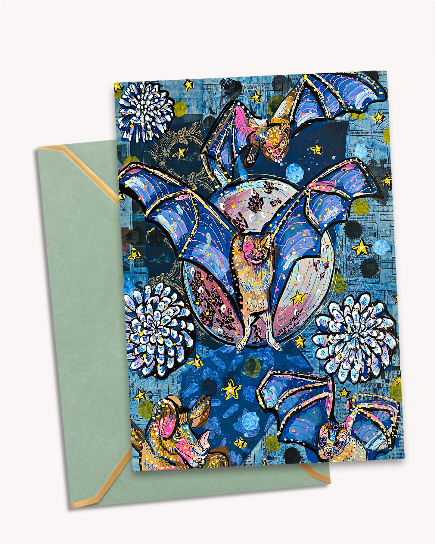 Vampire Bats - Greeting Card / Fine Art Print