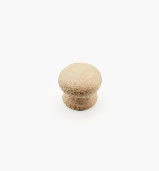 Vintage Round Wood Cabinet Knob | Mid-Century Collection
