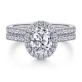 The Ada - Silver Wedding Ring Set