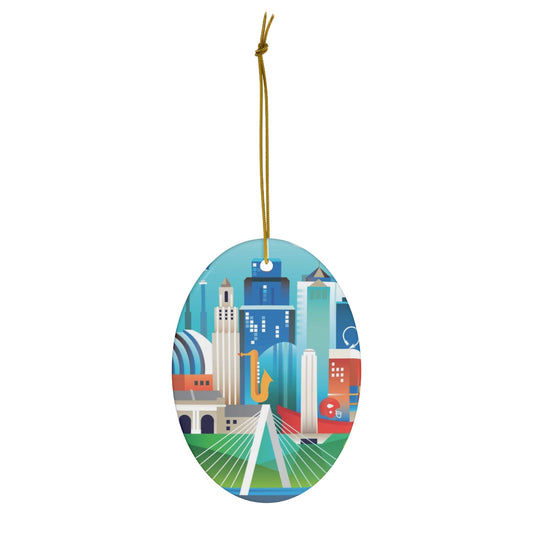 Kansas City Ceramic Ornament