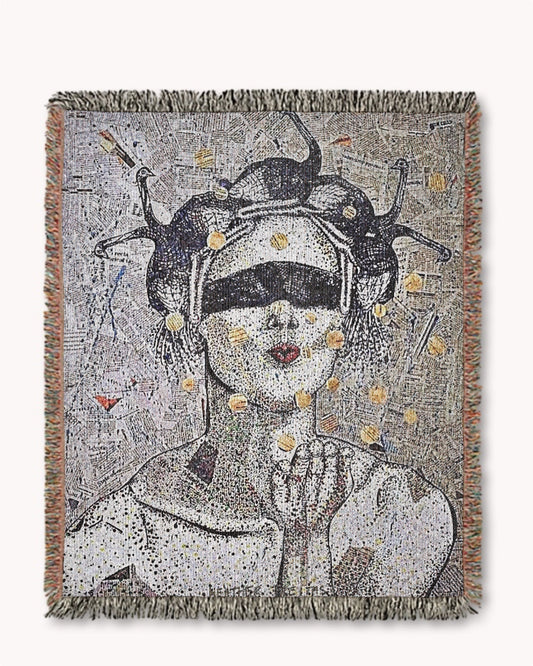 Denial Woven Blanket