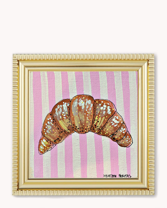 Croissant Framed Magnet ( Medium )