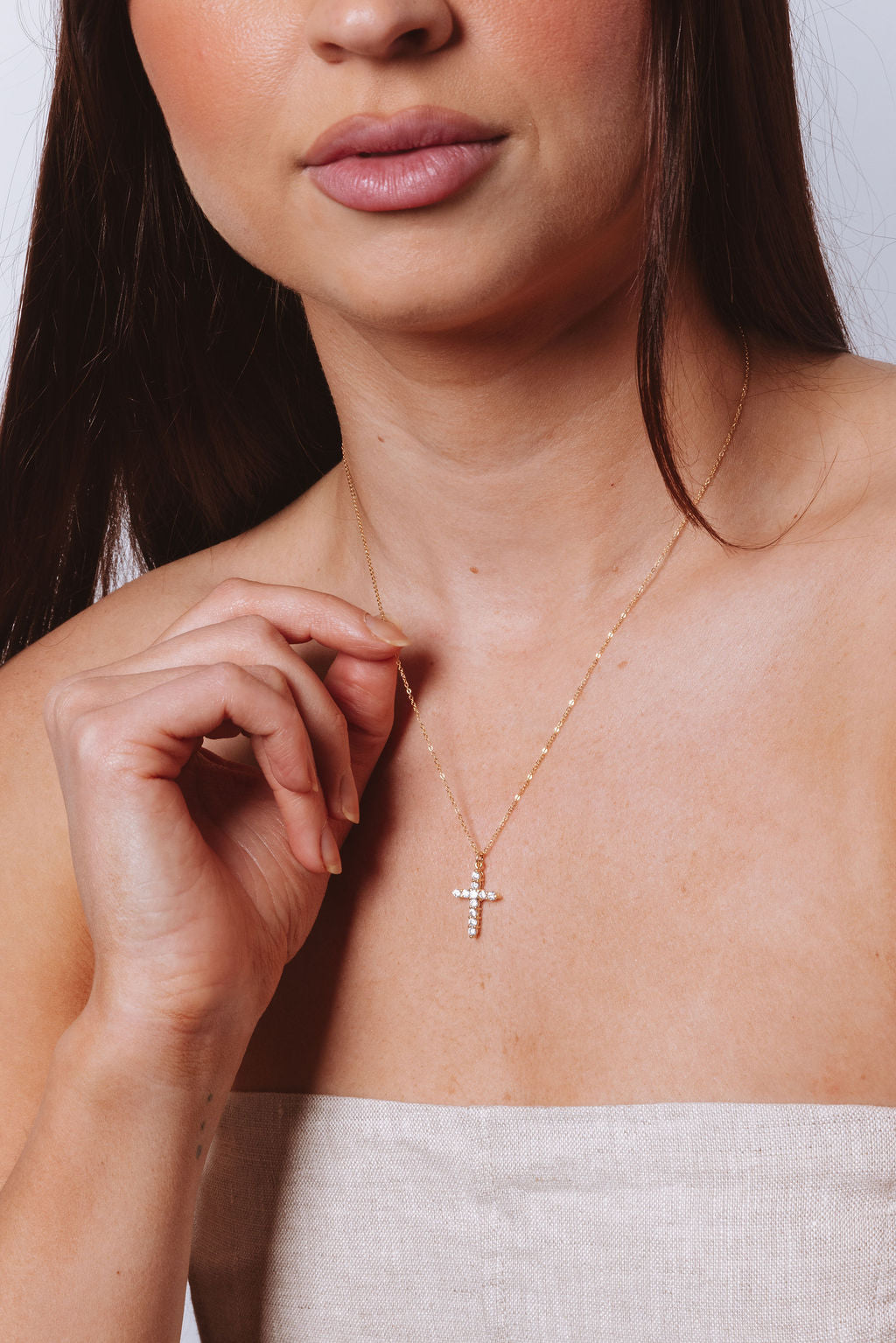 Asher Cross Necklace
