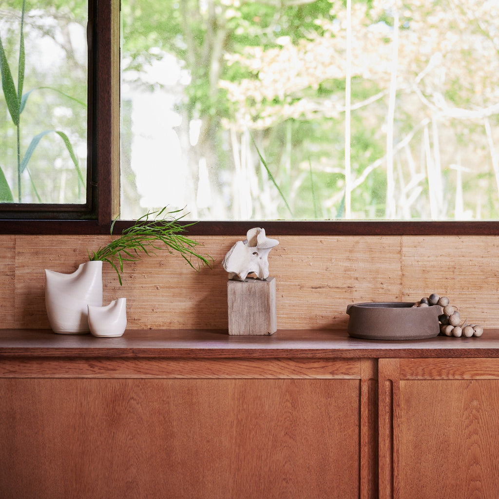 Bird Vase, White