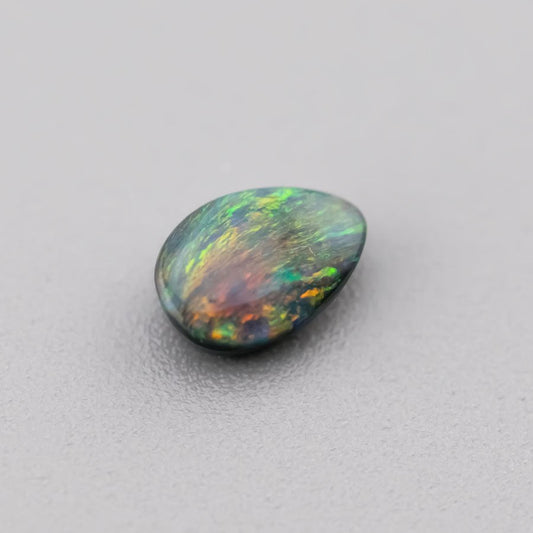 Natural Australian Black Opal Loose Gemstone 0.70ct