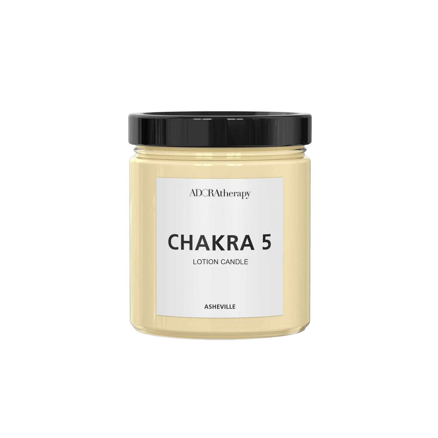 Chakra Healing Lotion Candle Number 5