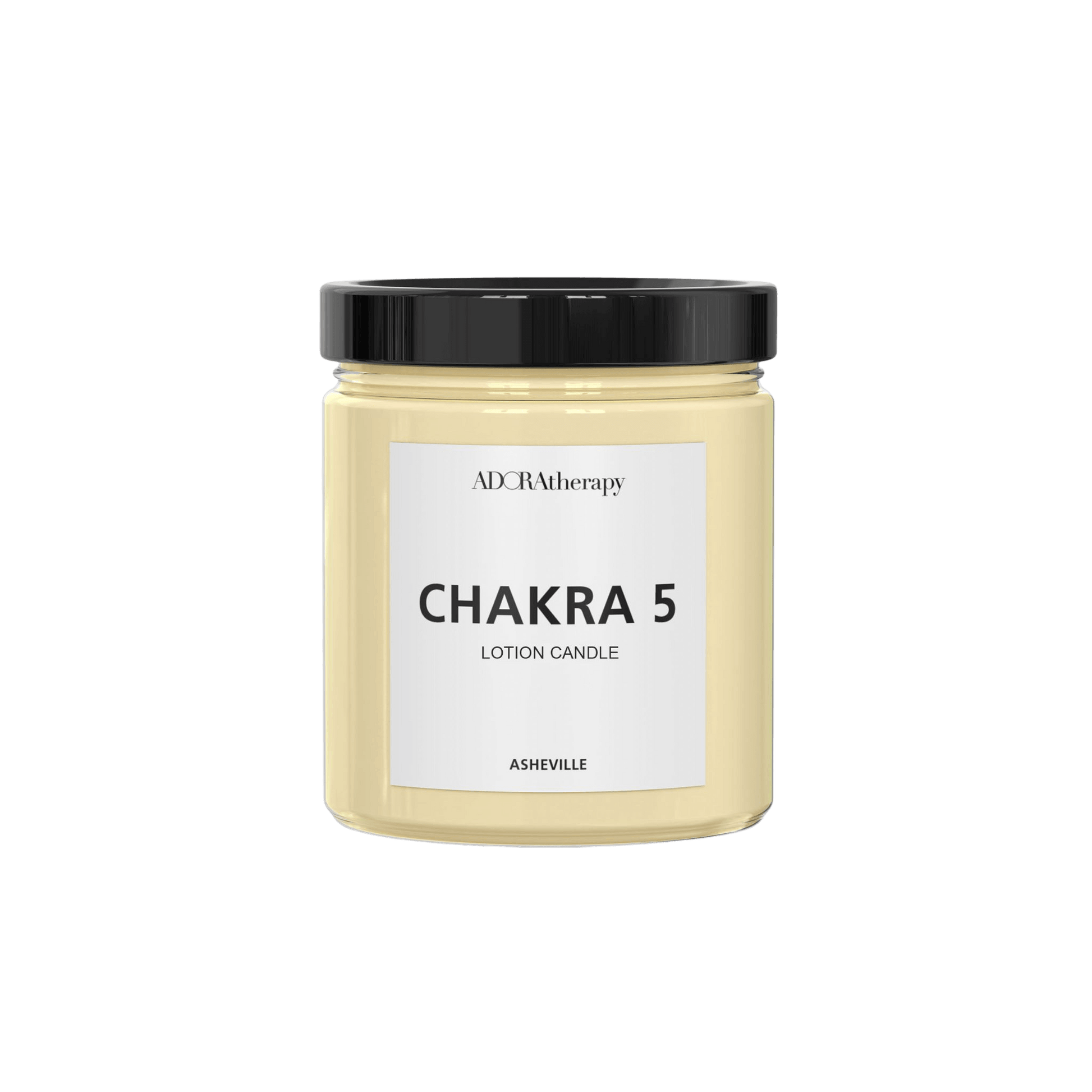 Chakra Healing Lotion Candle Number 5