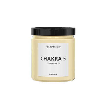 Chakra Healing Lotion Candle Number 5