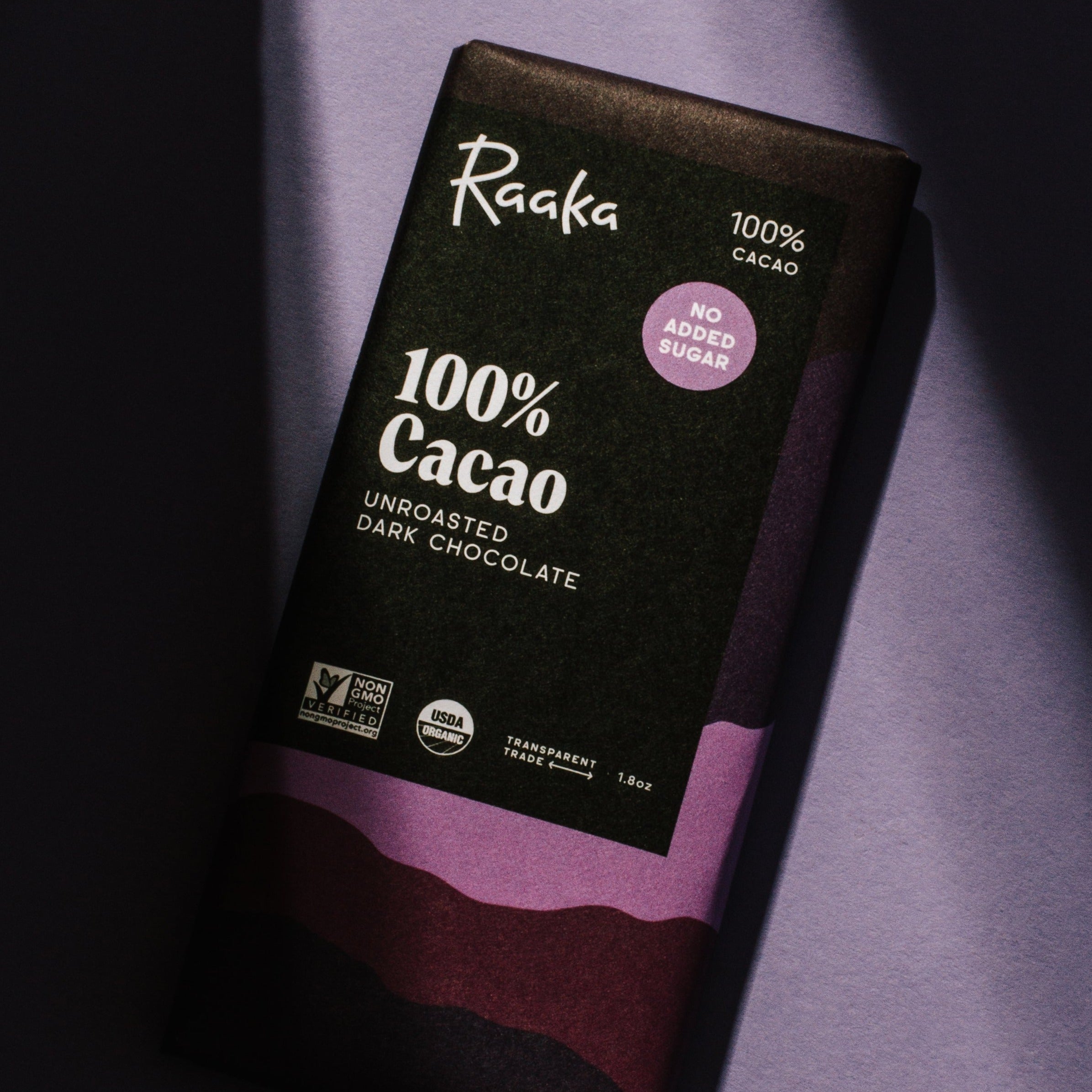 100 dark chocolate bar - 100% cacao unsweetened dark chocolate