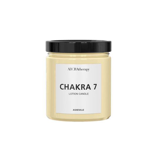 Chakra Healing Lotion Candle Number 7