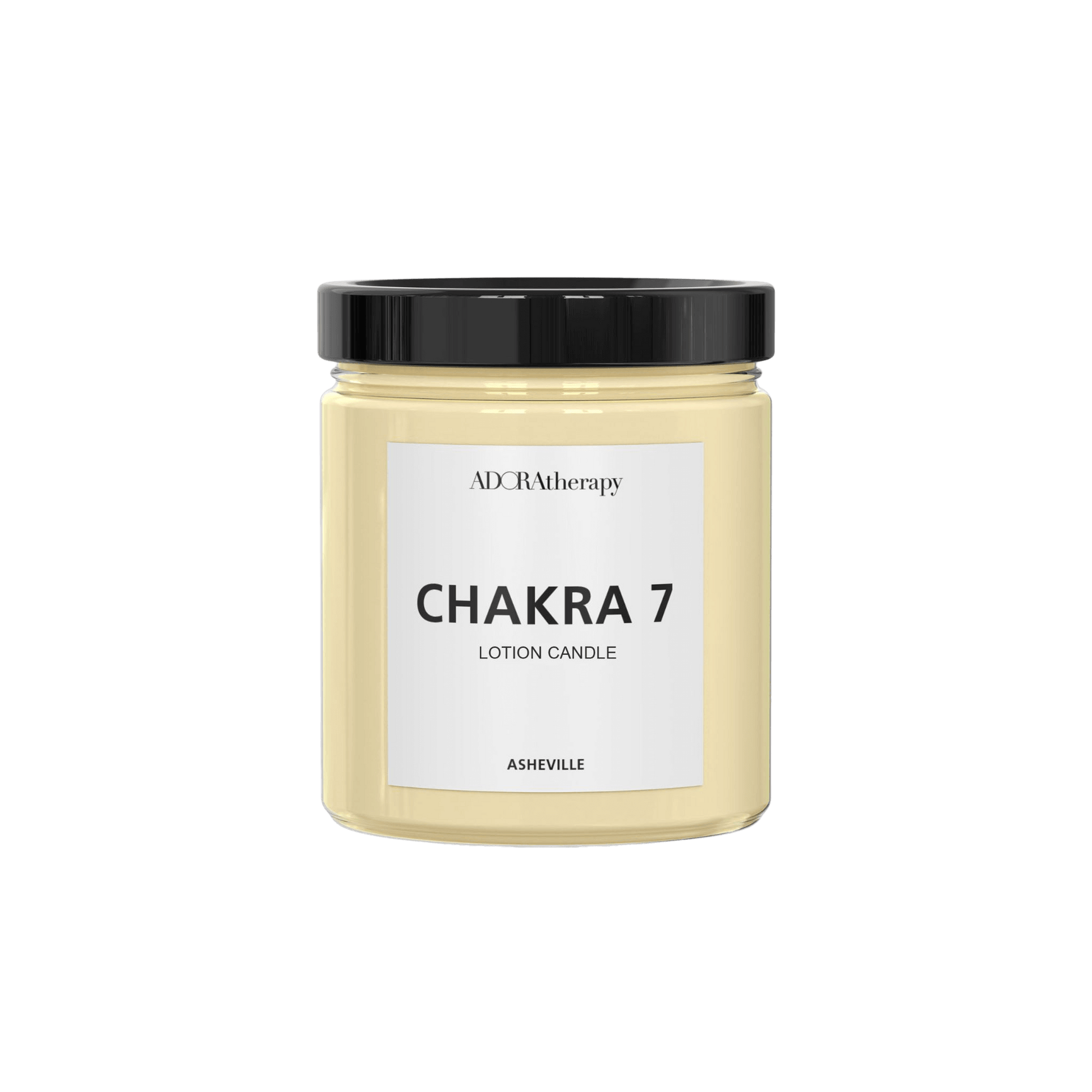 Chakra Healing Lotion Candle Number 7