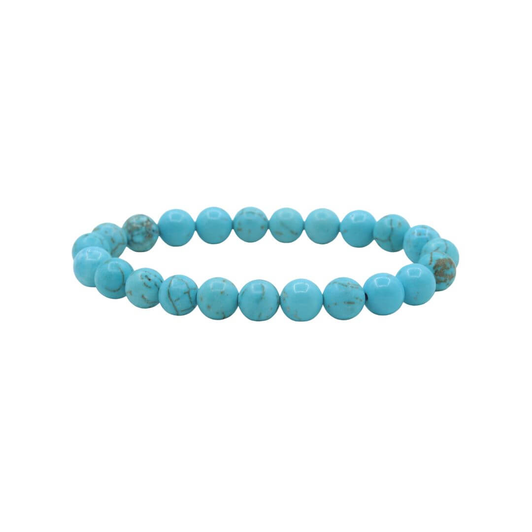 Turquoise Throat Chakra Gemstone Bracelet