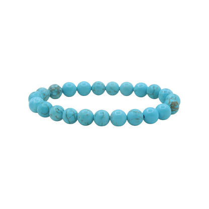 Turquoise Throat Chakra Gemstone Bracelet