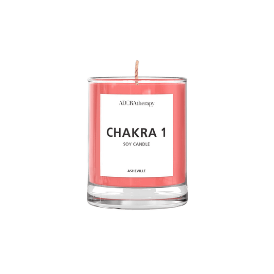 Root Chakra Meditation Candle