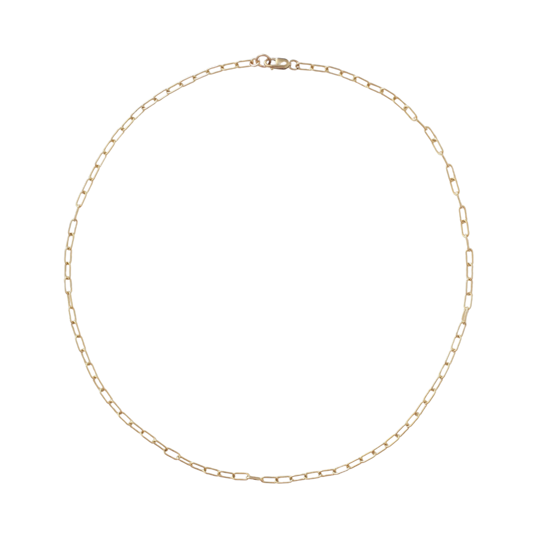 Bold Paperclip Chain Necklace