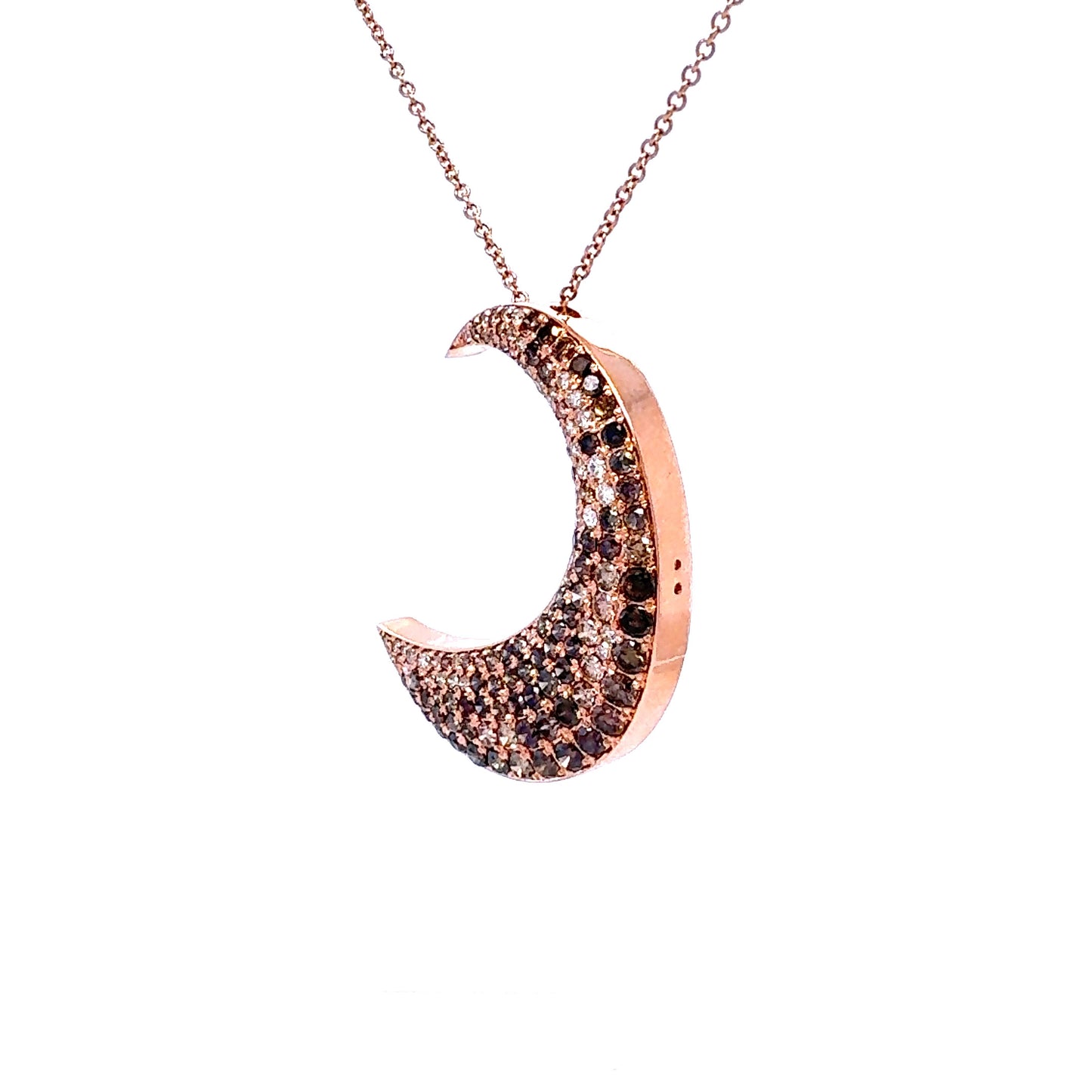 Desert Moon Diamond Pendant