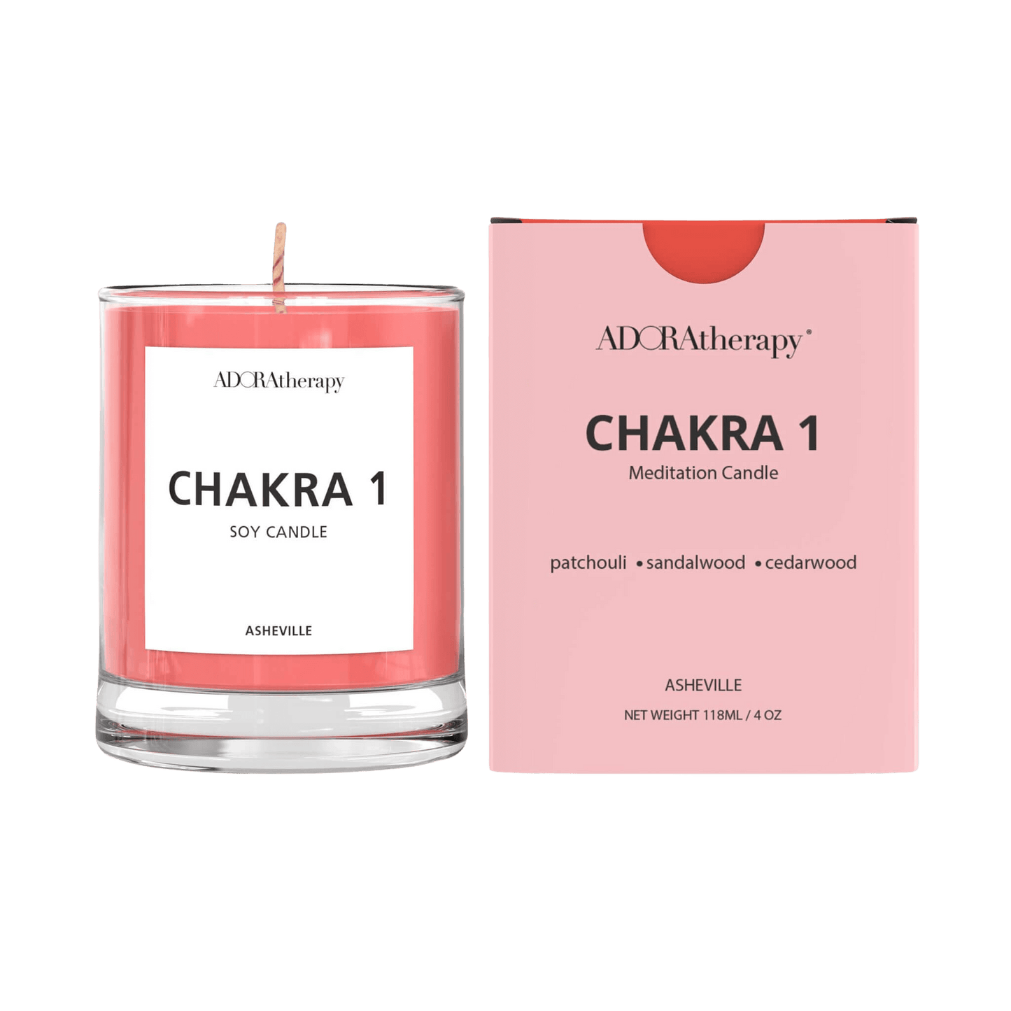 Root Chakra Meditation Candle