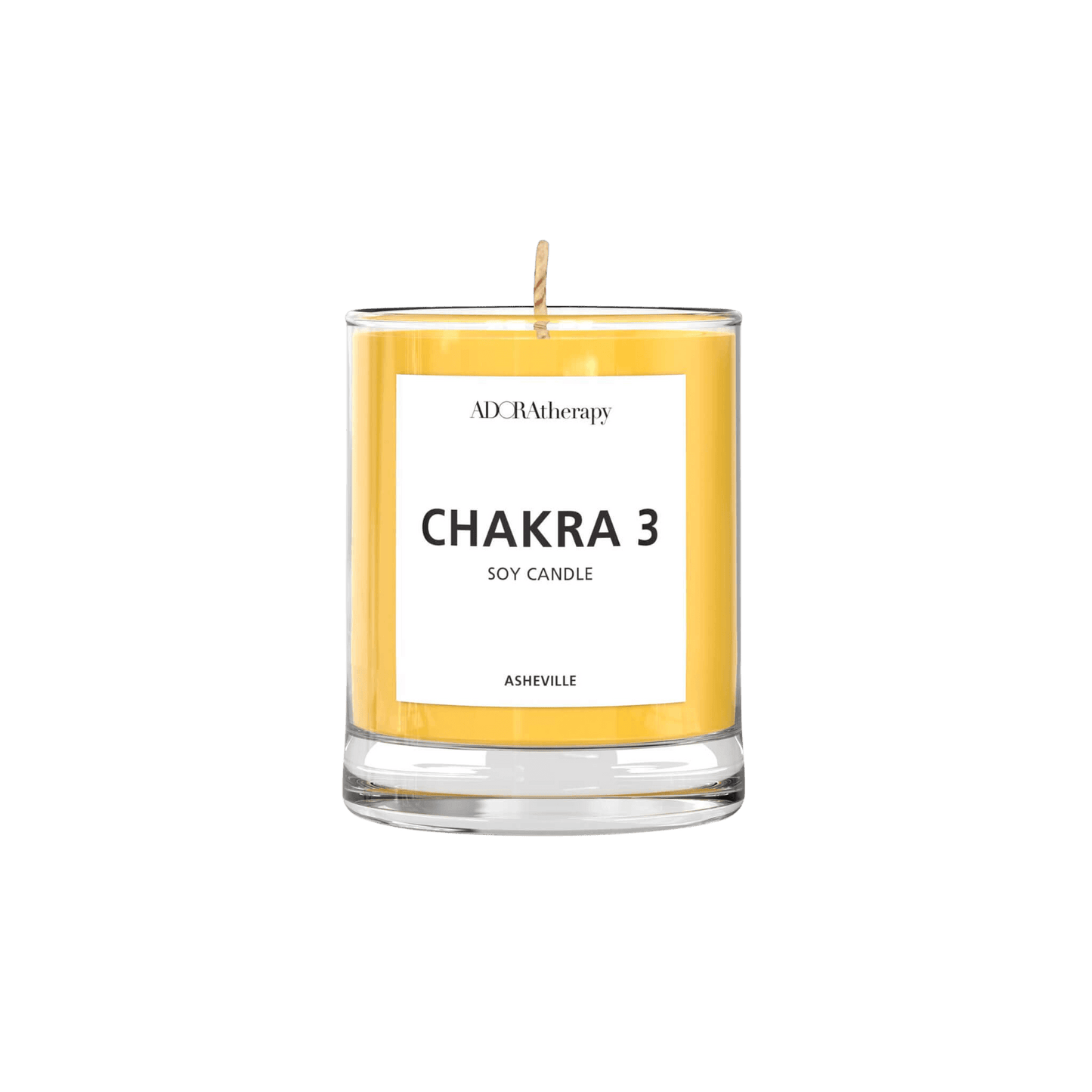 Solar Plexus Chakra Meditation Candle