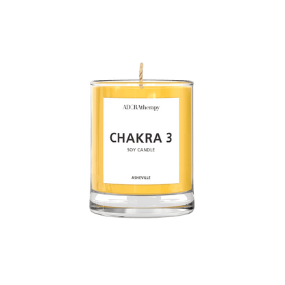 Solar Plexus Chakra Meditation Candle