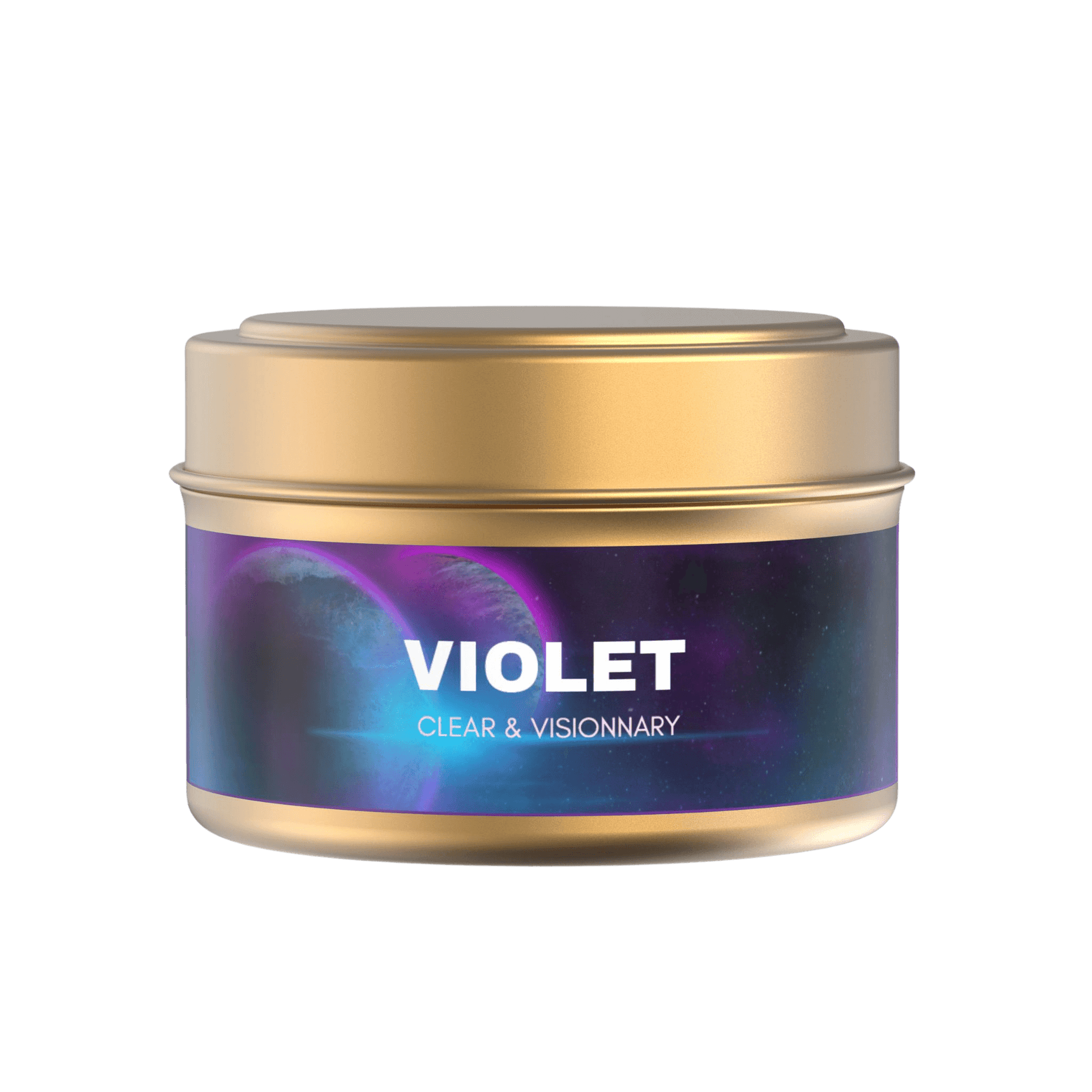 Violet Aura Candle