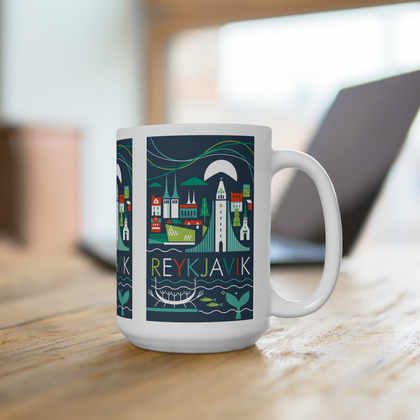 Reykjavik Ceramic Mug 11oz or 15oz