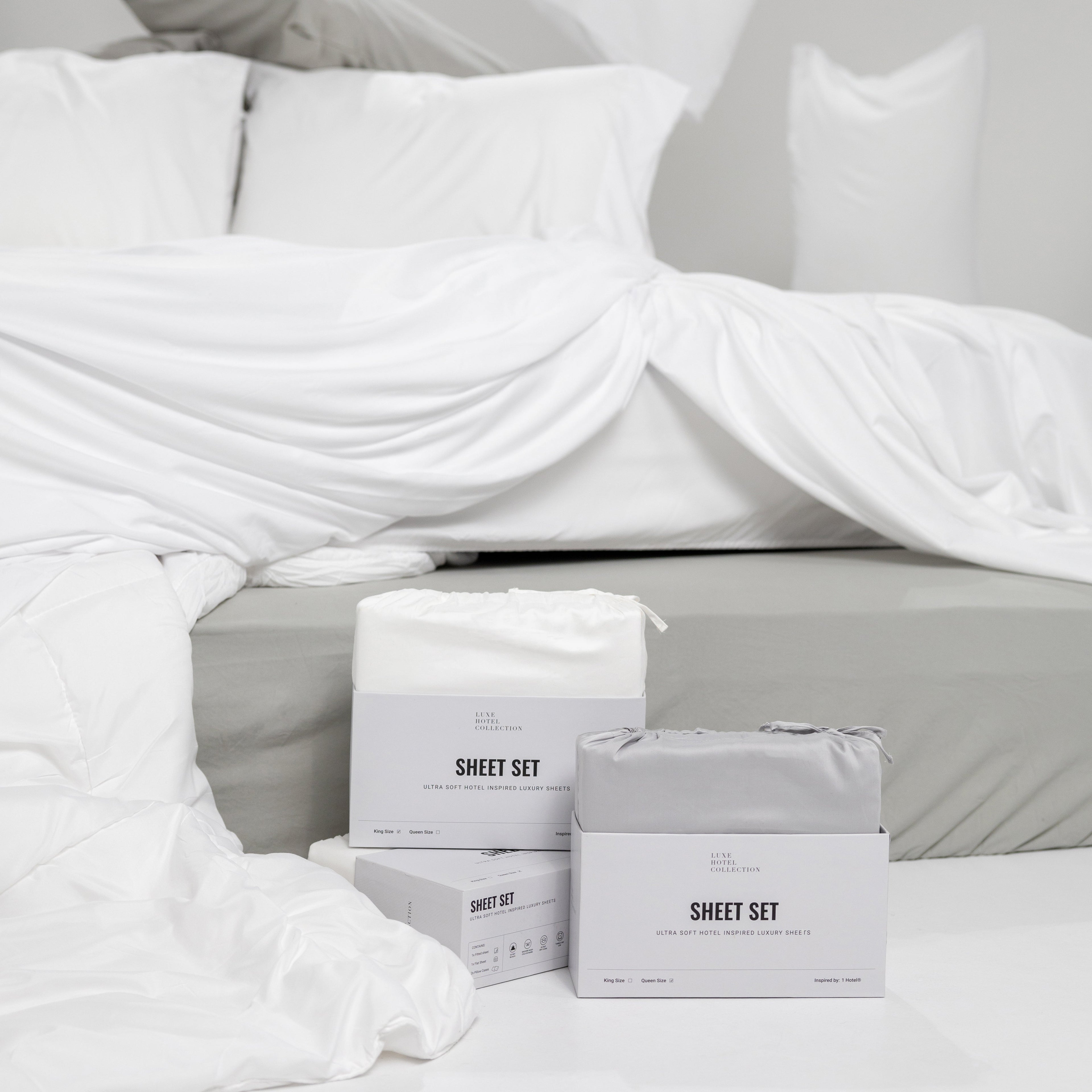 Sateen Cotton Nightfall Sheet Set