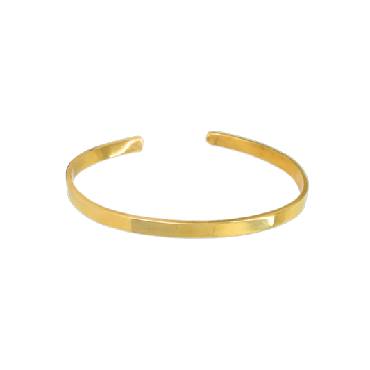 18K yellow gold open bracelet. H-33