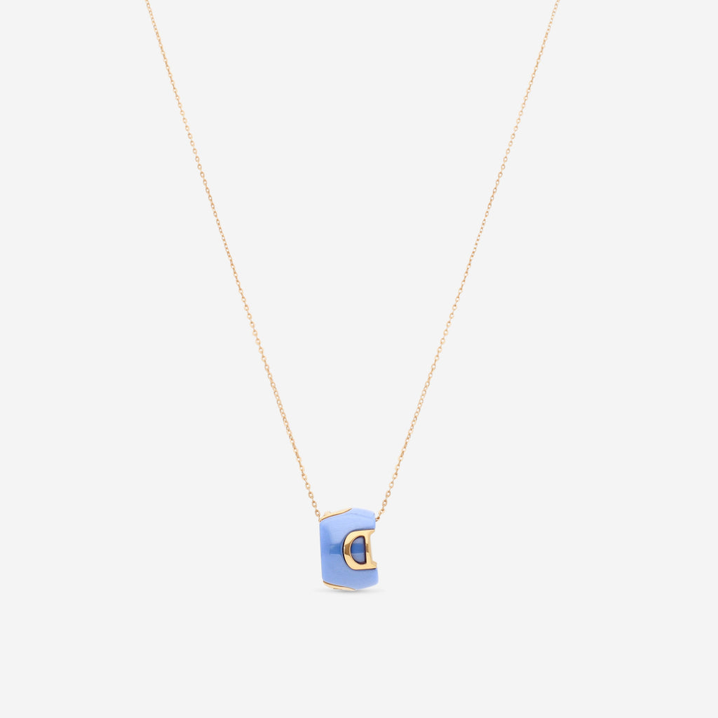 Damiani 18K Rose Gold & Ceramic Diamond Pendant Necklace 20078890