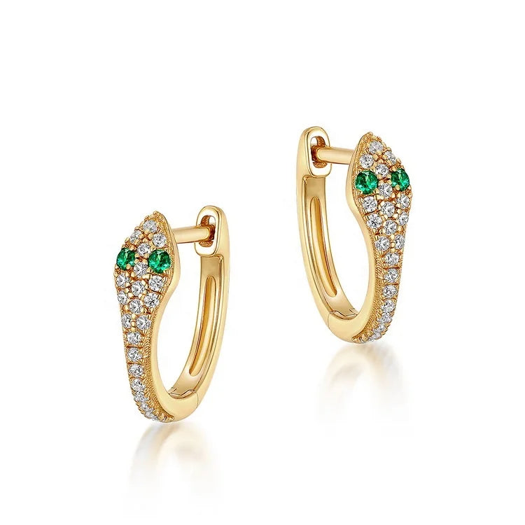 L’Insidieuse – Snake Hoop Earrings