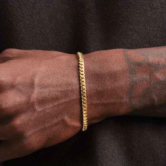 Chaîne Forte Men’s Gold-Tone Bracelet