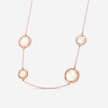 Damiani D. Side 18K Rose Gold Diamond & Mother of Pearl Station Necklace 20080105