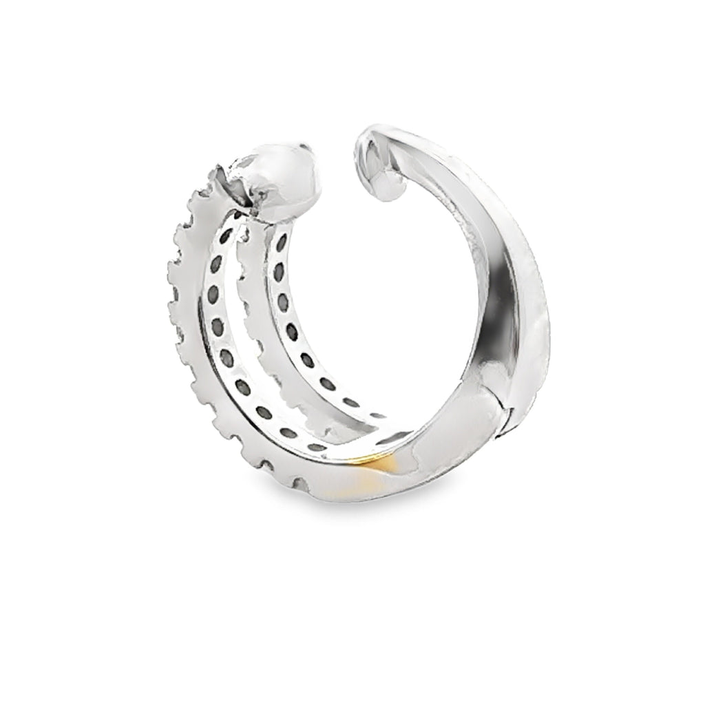 .25ct Diamond Ear Cuff 14KT White Gold