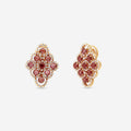 Damiani 18K Rose Gold Diamond & Granate Earrings 20028325