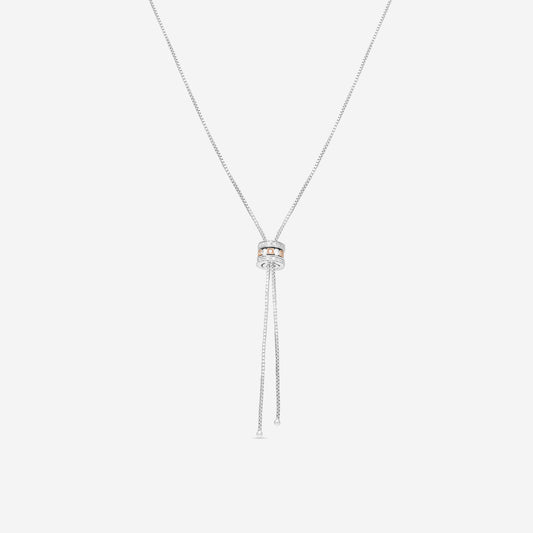 Damiani 18K White Gold & 18K Rose Gold Diamond Necklace 20031610