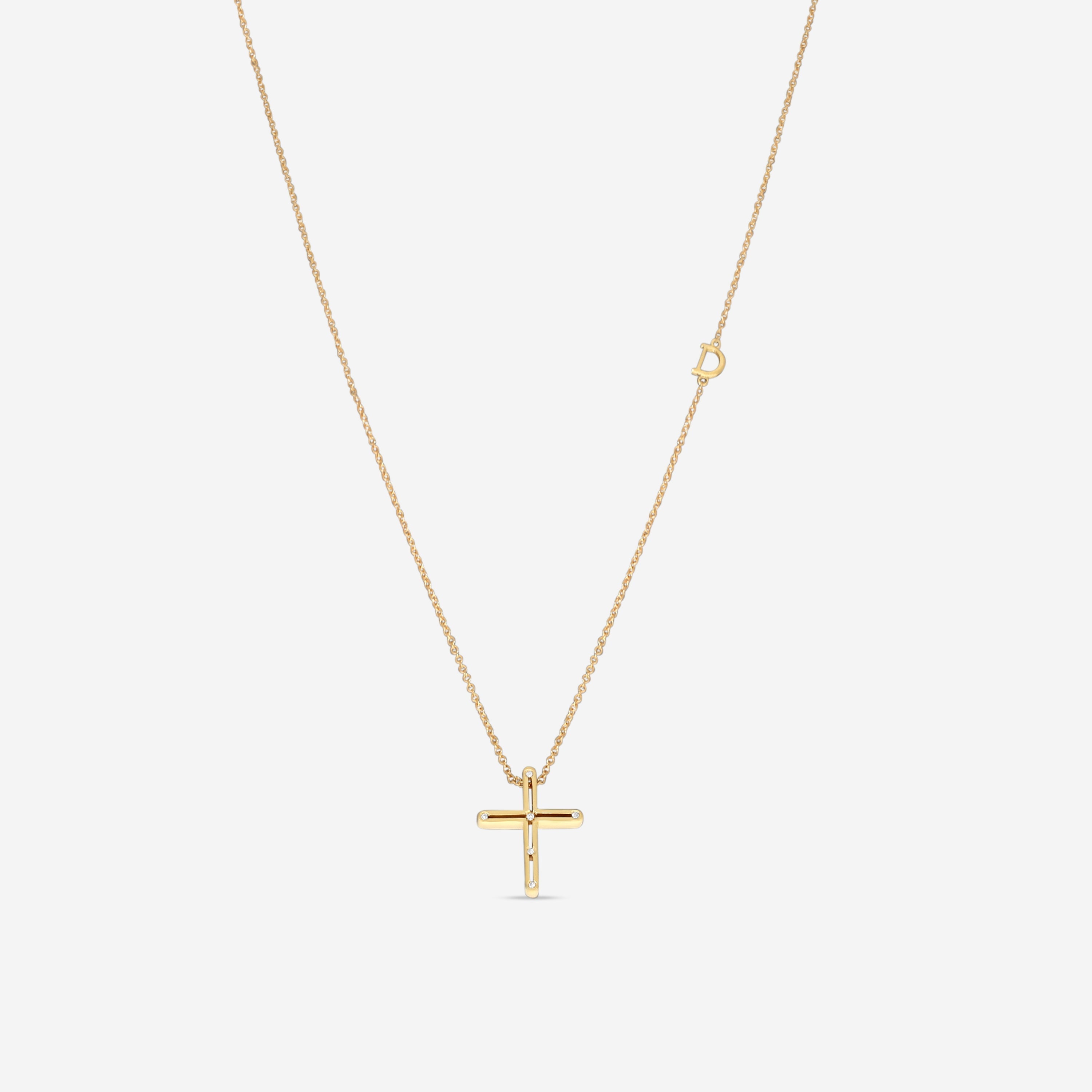 Damiani 18K Yellow Gold Diamond Pendant Necklace 20076845