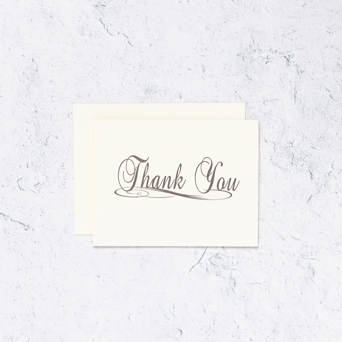 Traditional Scripted Thank You Single Cards