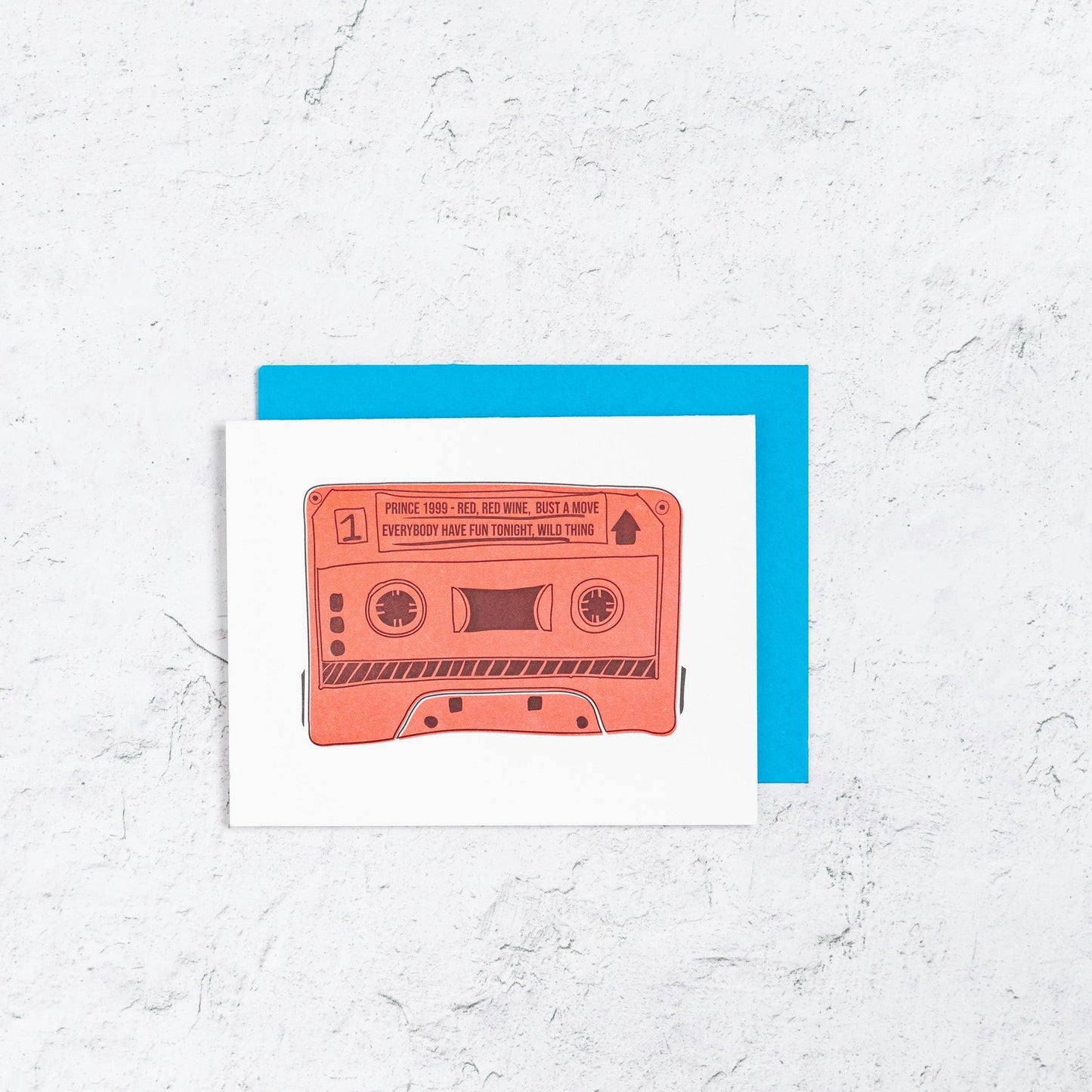 Mix Tape Birthday Card Box Set of 10