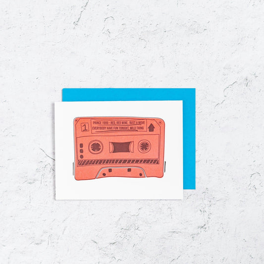 Mix Tape Birthday Card Box Set of 10