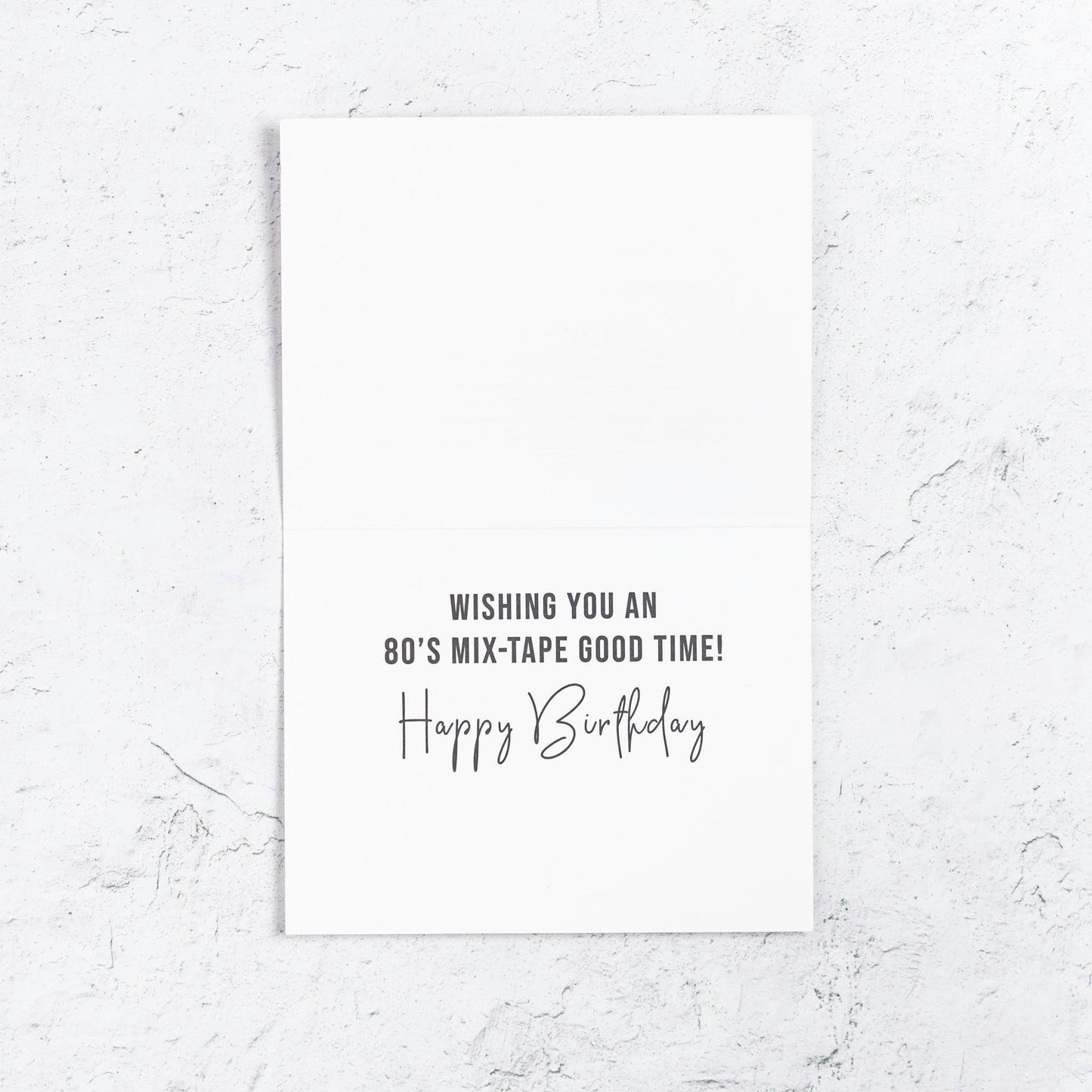 Mix Tape Birthday Card Box Set of 10