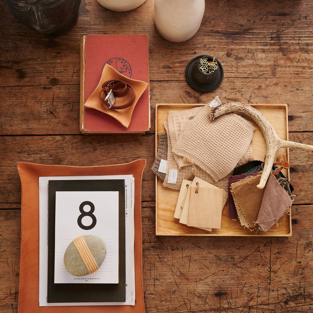 Stoneware Match Strike with Tray