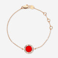 Damiani 18K Rose Gold Diamond Chain Bracelet 20086909