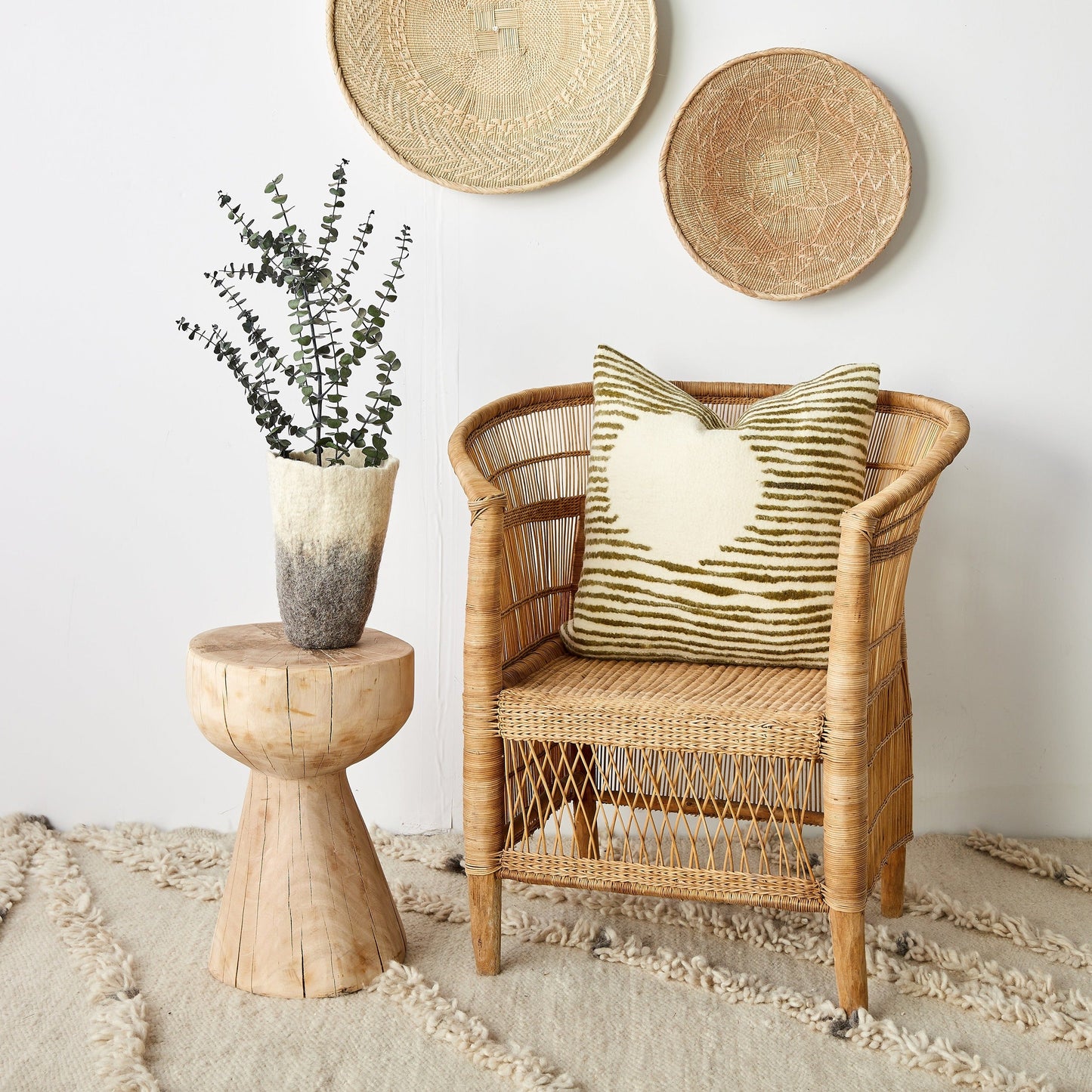 Full Moon Throw Pillow