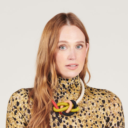 Water Bowline Necklace in Multi-Color
