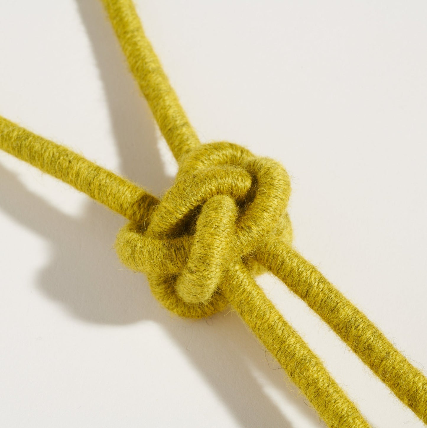 Lanyard Knot Textile Necklace