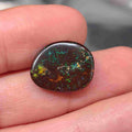 Natural Australian Boulder Opal Loose Gemstone Green Blue Yellow 8.74ct