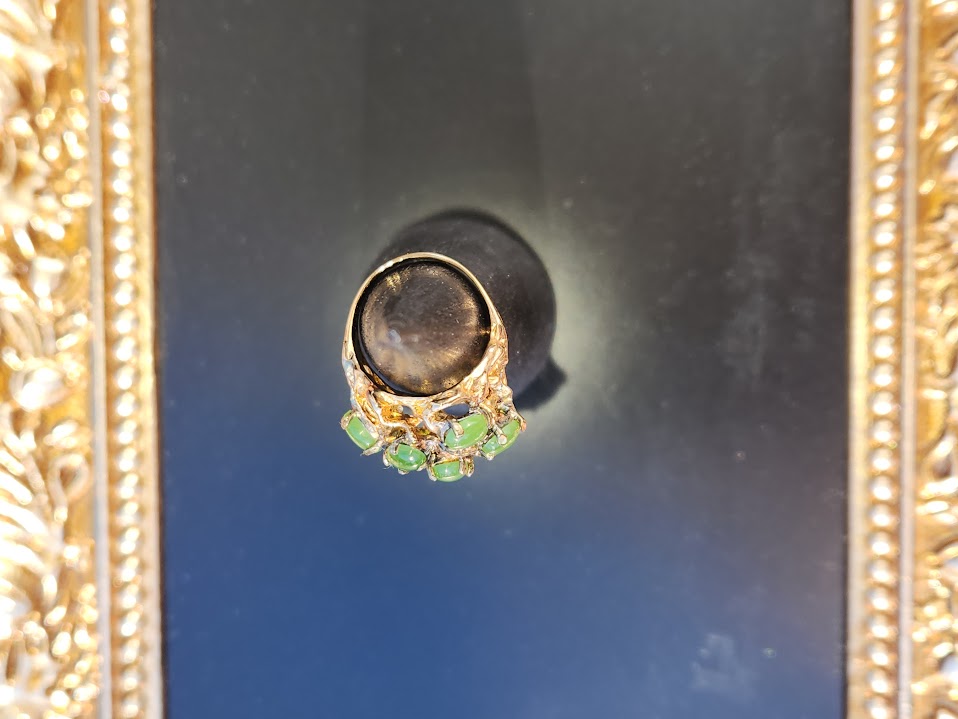 Vintage Jade"Power" Ring - #230G