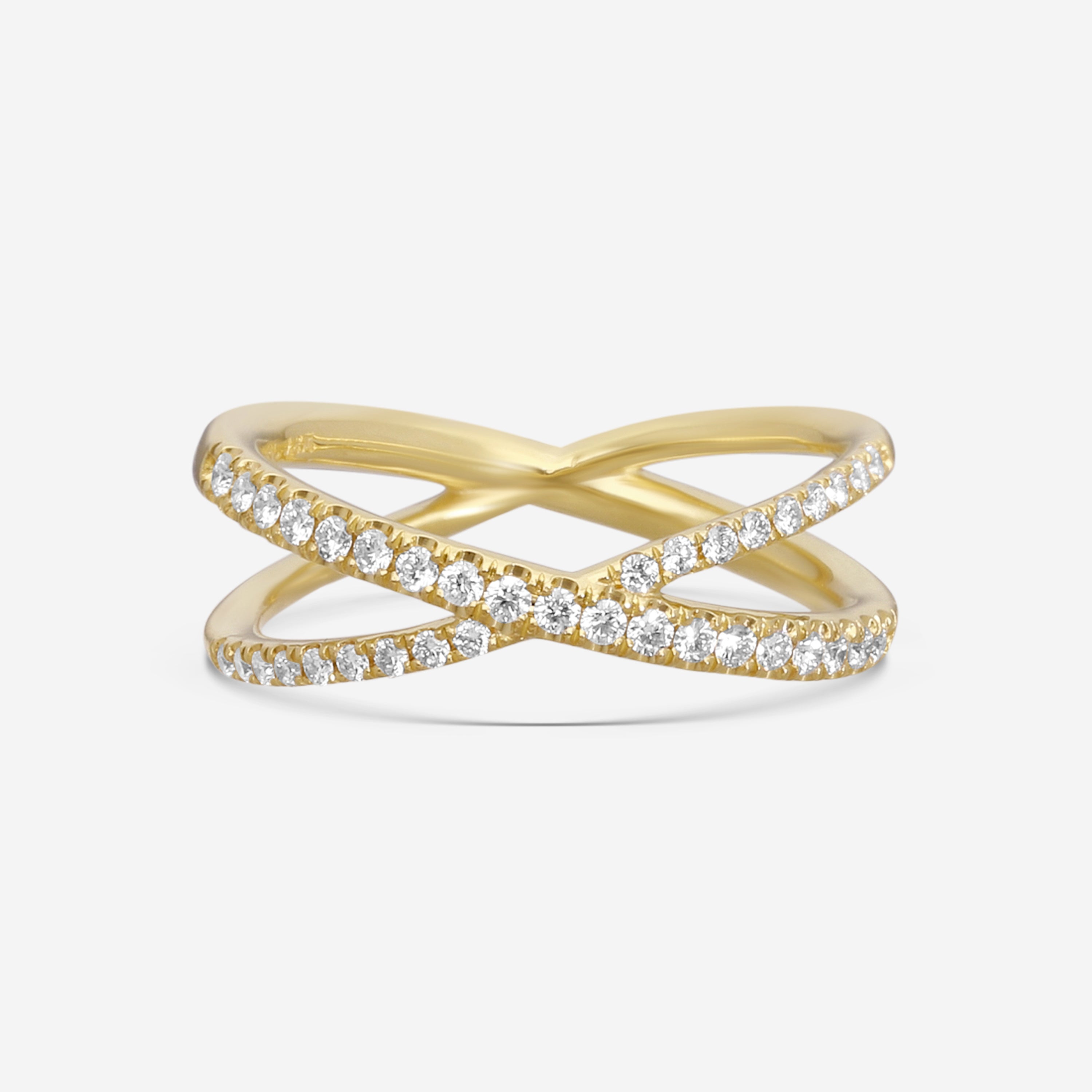 Roberto Coin 18K Yellow Gold Diamond Ring Sz. 6.5 000059AY65X0